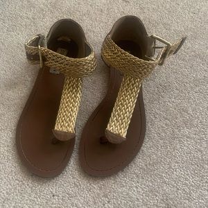 Steve Madden flat sandals.